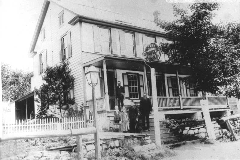 The American Hotel in the center of Kunkletown is said to have been opened by Joseph Kunkle in 1849.