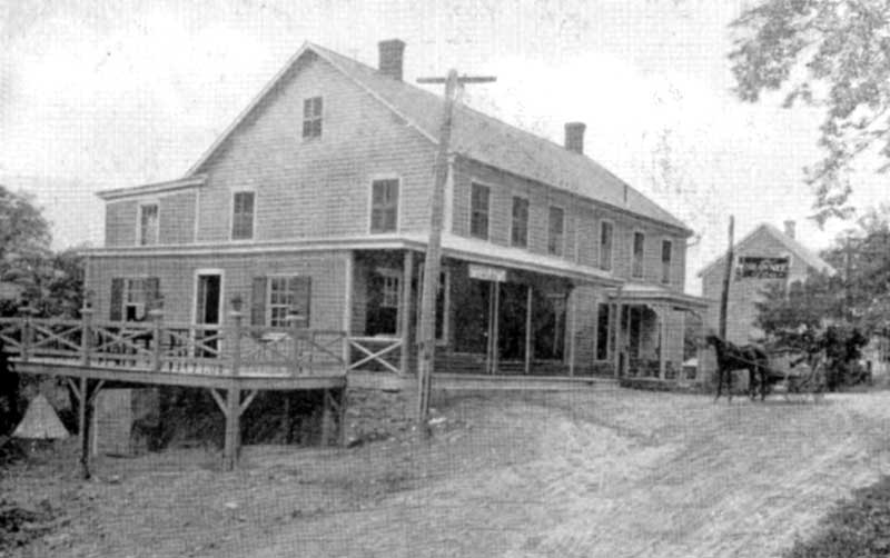 Shawnee Store, circa 1908. The Shawnee General Store, established circa 1859 on River Road in Shawnee on Delaware, remains in business today.