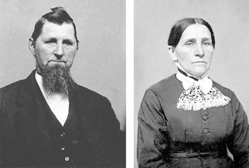 Samuel Brodhead (1826-1907) and Margaret Tidd Brodhead (1830-1905)