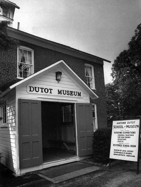 The Antoine Dutot Museum is in the former schoolhouse in Delaware Water Gap, which once was called Dutotsburg after its founder.