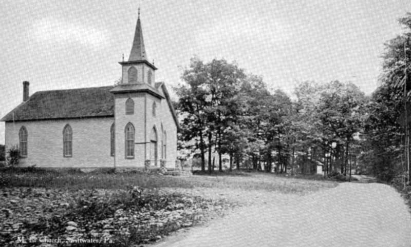 Methodist Church in Swiftwater, established in 1855.